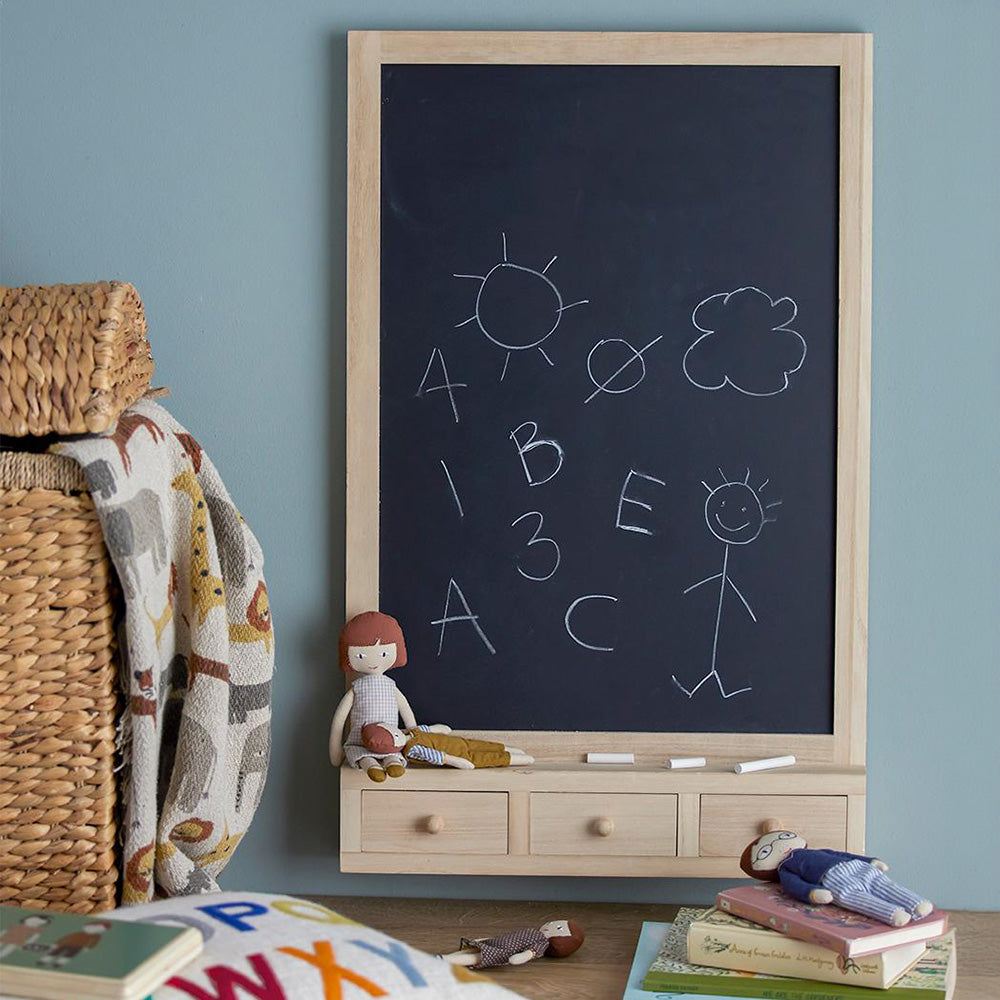 ABC Chalkboard with Storage