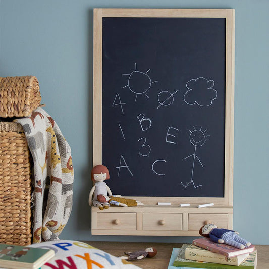 ABC Chalkboard with Storage