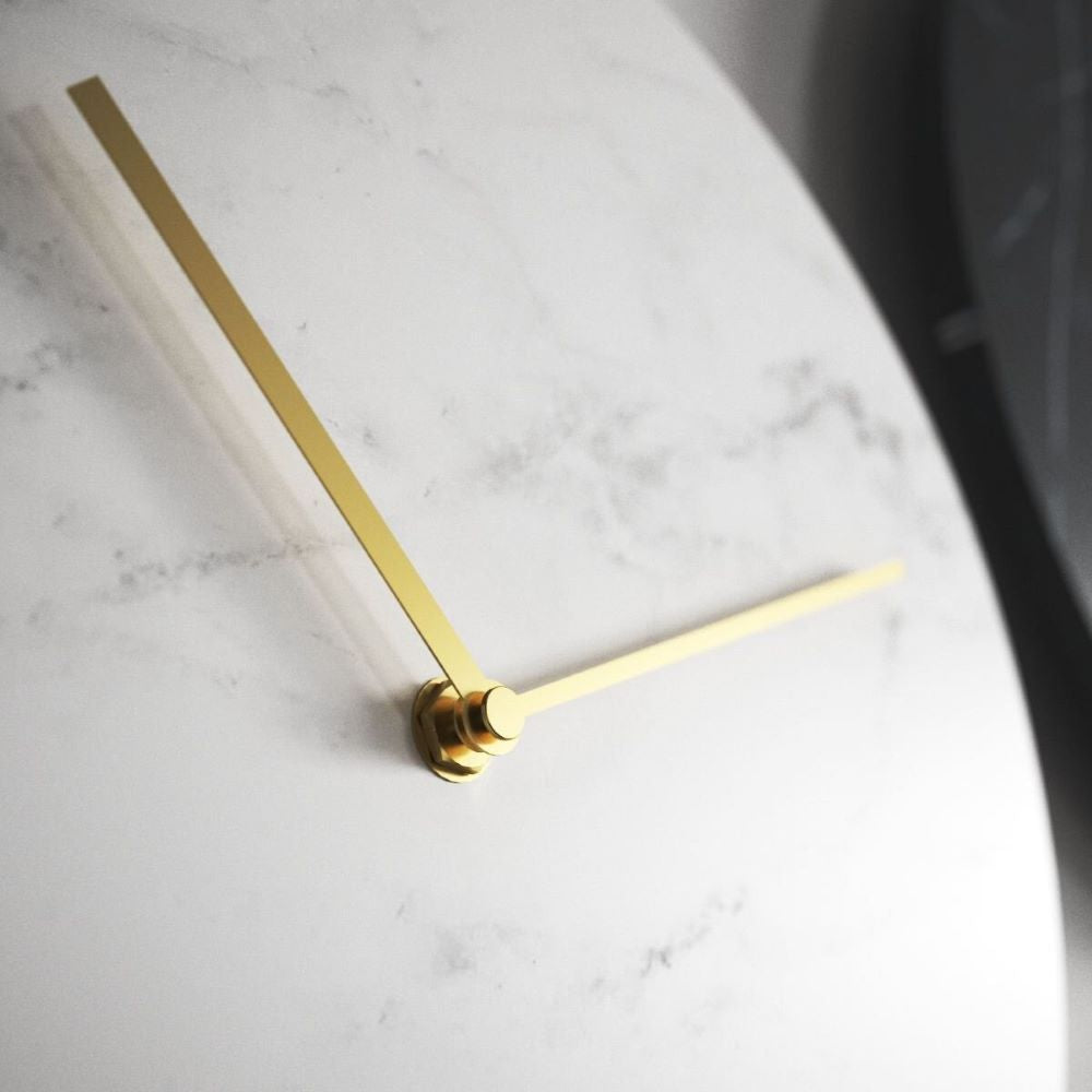 Moonstone Marble Wall Clock