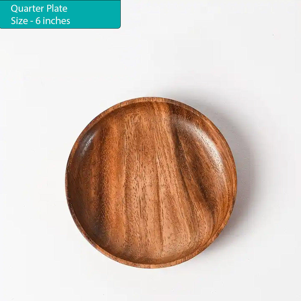 Senorita Eco Friendly Solid Wood Plates