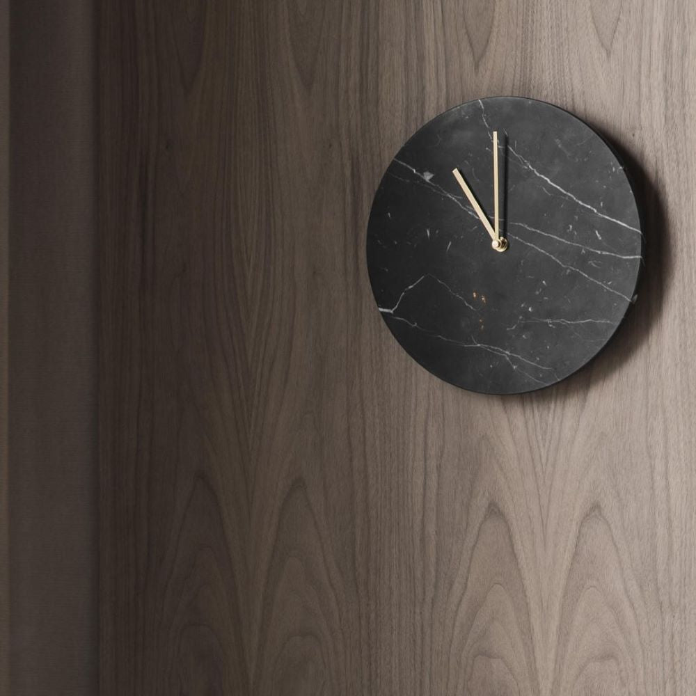 Moonstone Marble Wall Clock
