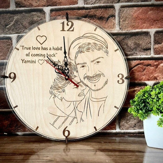 Customized Wooden Wall Clock